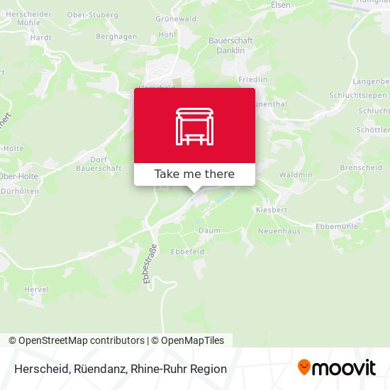 Herscheid, Rüendanz map