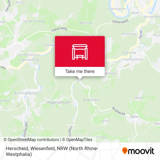 Herscheid, Wiesenfeld map