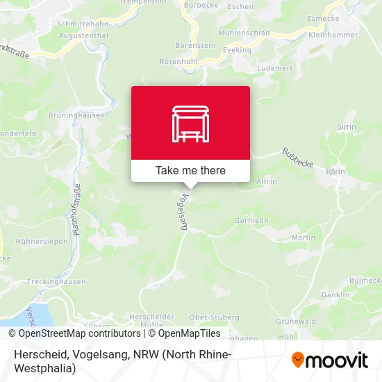 Herscheid, Vogelsang map