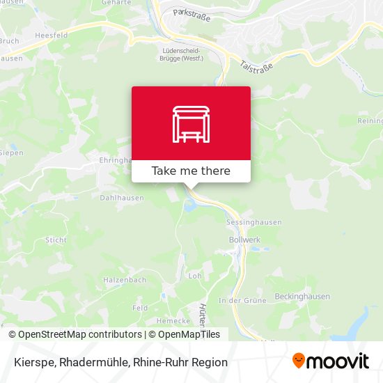 Kierspe, Rhadermühle map