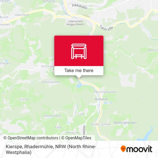 Kierspe, Rhadermühle map