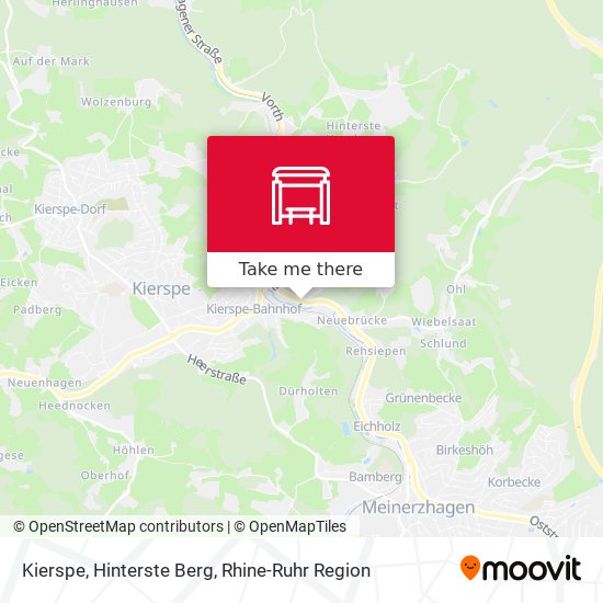 Kierspe, Hinterste Berg map