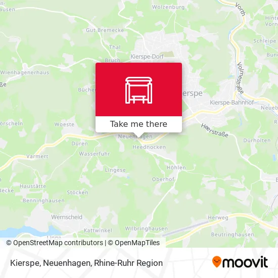 Карта Kierspe, Neuenhagen