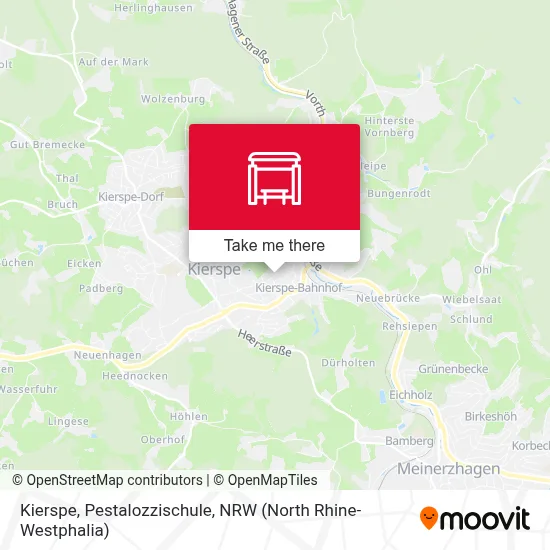 Kierspe, Pestalozzischule map