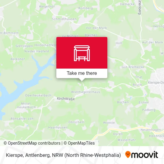 Kierspe, Antlenberg map