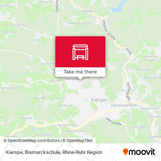 Kierspe, Bismarckschule map