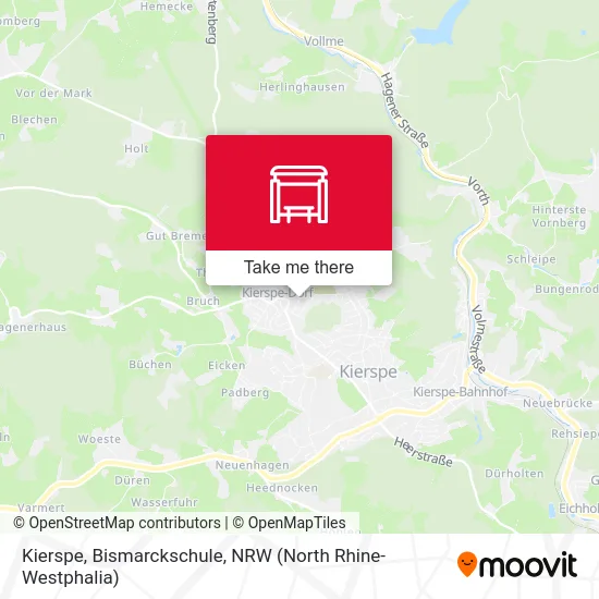 Kierspe, Bismarckschule map