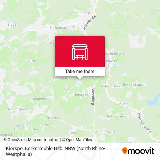 Карта Kierspe, Berkermühle Hzb