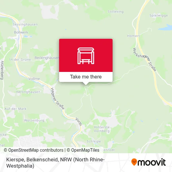 Kierspe, Belkenscheid map