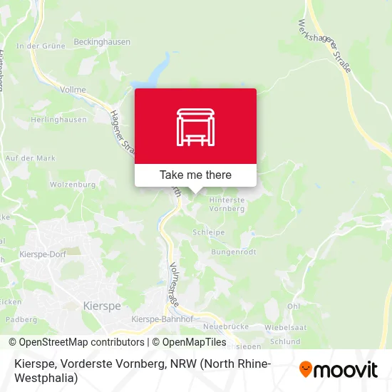 Kierspe, Vorderste Vornberg map