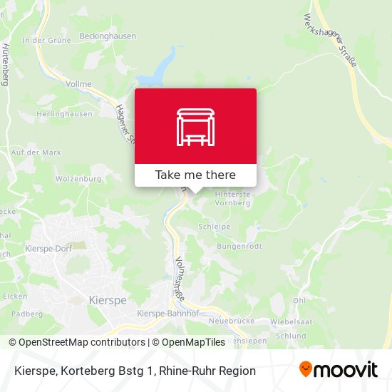 Kierspe, Korteberg Bstg 1 map