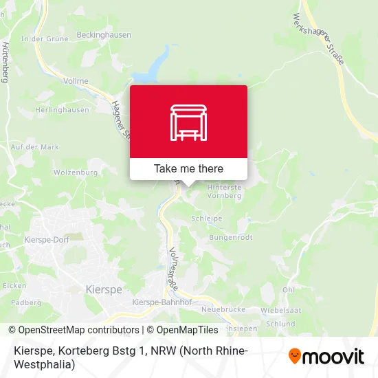 Kierspe, Korteberg Bstg 1 map