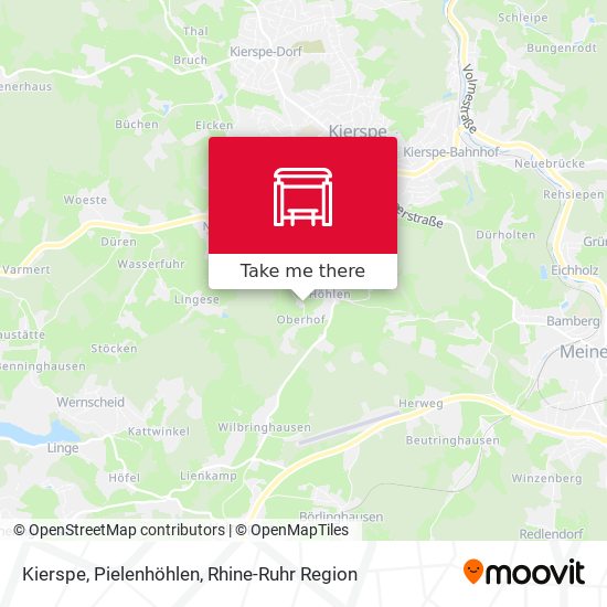 Kierspe, Pielenhöhlen map