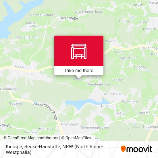 Kierspe, Becke-Haustätte map