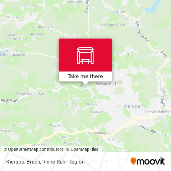 Карта Kierspe, Bruch