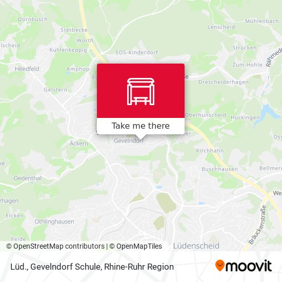 Lüd., Gevelndorf Schule map