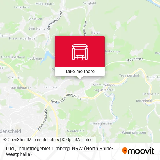 Lüd., Industriegebiet Timberg map