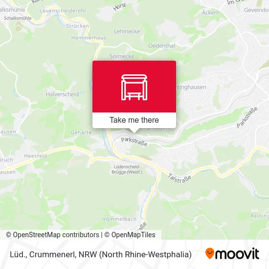 Lüd., Crummenerl map