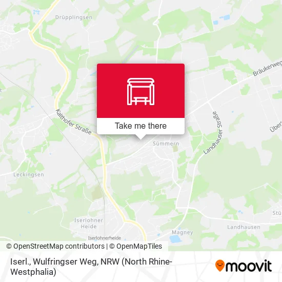 Карта Iserl., Wulfringser Weg