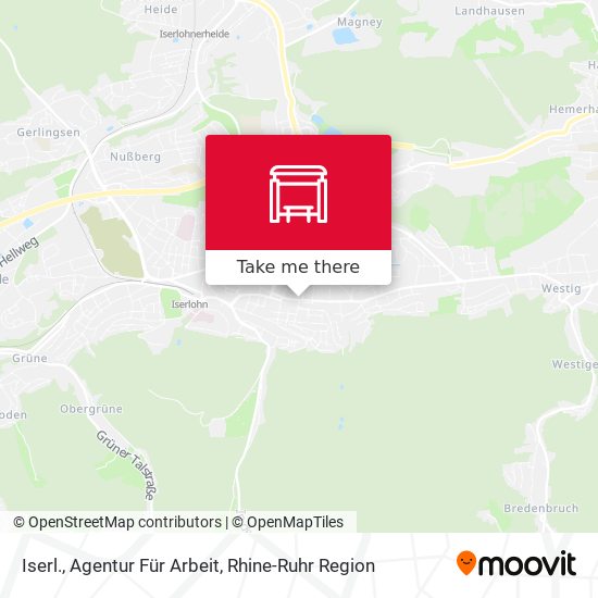 Iserl., Agentur Für Arbeit map
