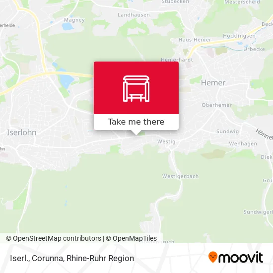 Карта Iserl., Corunna