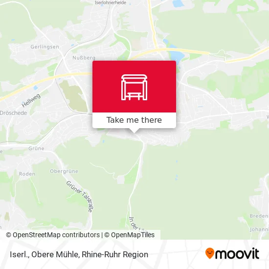 Карта Iserl., Obere Mühle