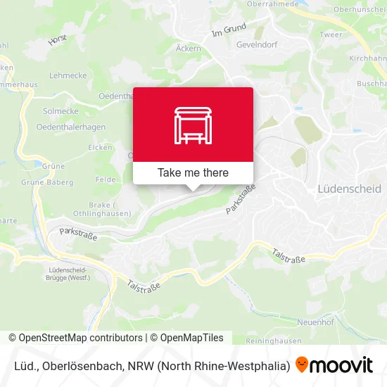 Lüd., Oberlösenbach map