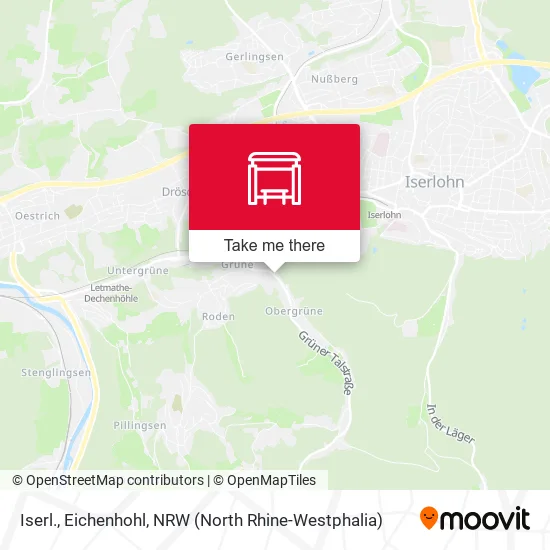 Карта Iserl., Eichenhohl