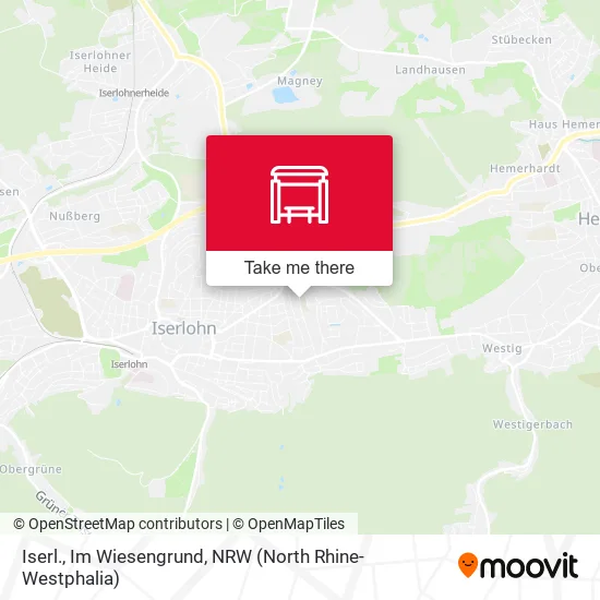 Карта Iserl., Im Wiesengrund