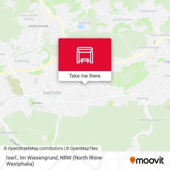 Карта Iserl., Im Wiesengrund