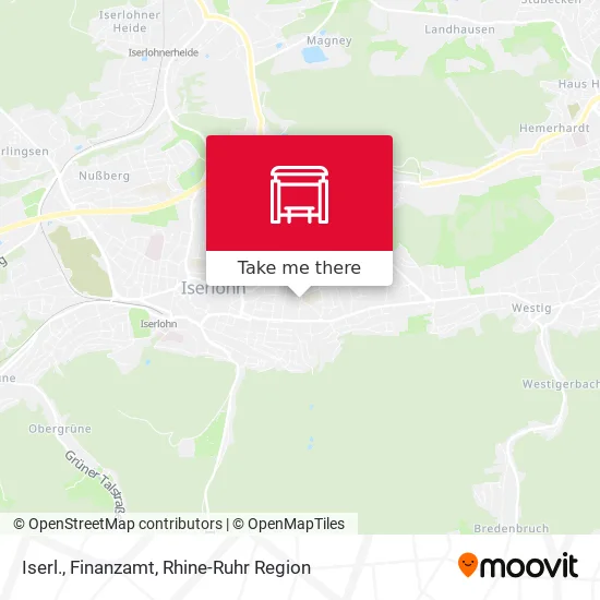Iserl., Finanzamt map