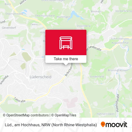 Lüd., am Hochhaus map