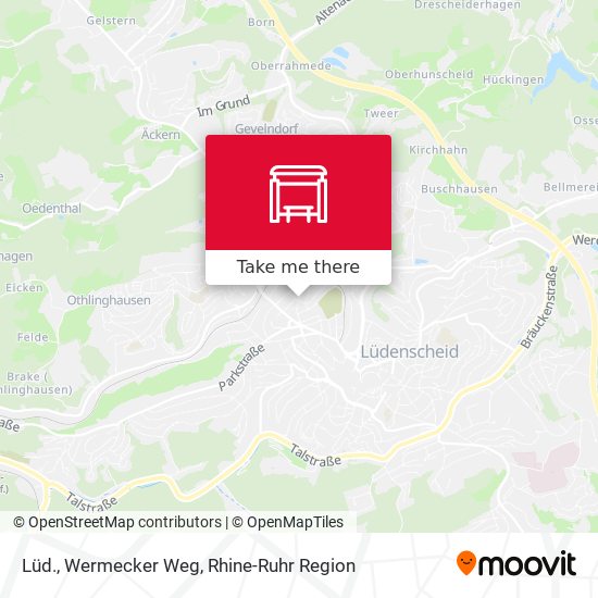 Lüd., Wermecker Weg map