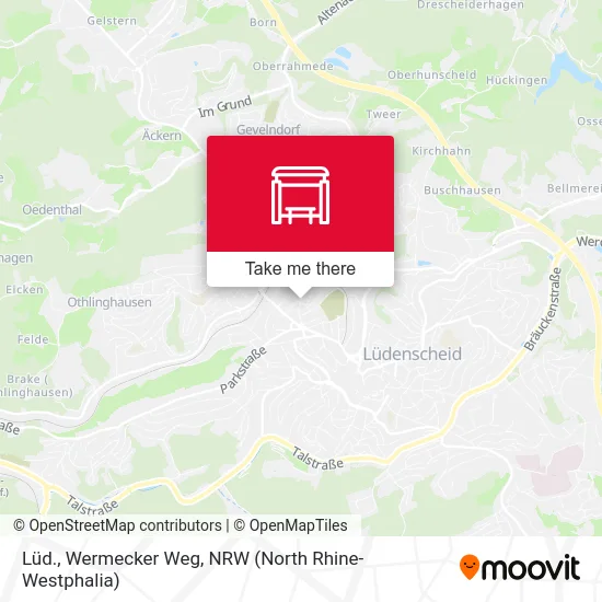 Lüd., Wermecker Weg map