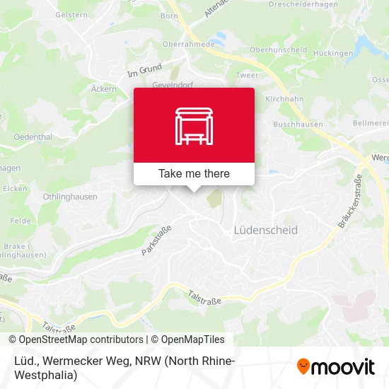 Lüd., Wermecker Weg map