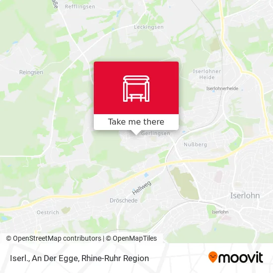 Карта Iserl., An Der Egge