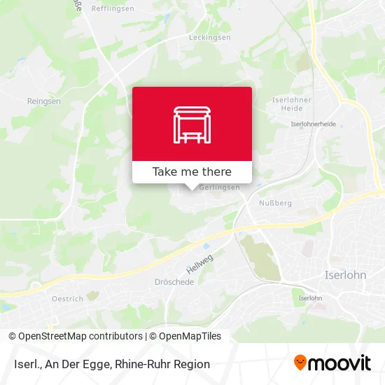 Карта Iserl., An Der Egge