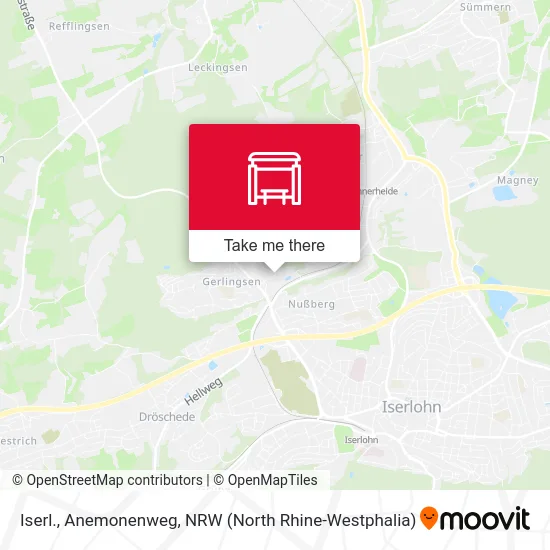 Iserl., Anemonenweg map