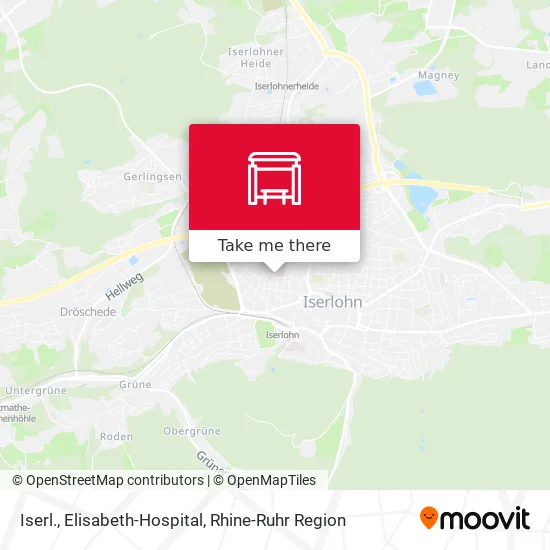 Карта Iserl., Elisabeth-Hospital