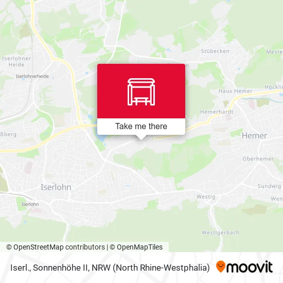 Карта Iserl., Sonnenhöhe II