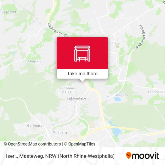 Карта Iserl., Masteweg