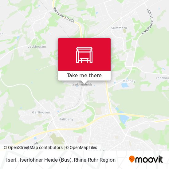 Iserl., Iserlohner Heide (Bus) map