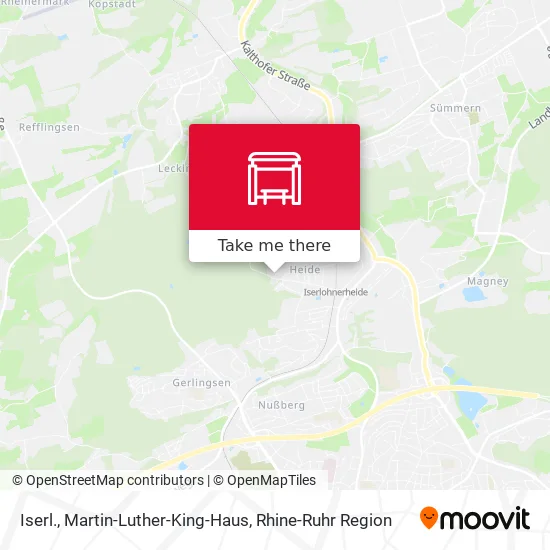 Карта Iserl., Martin-Luther-King-Haus