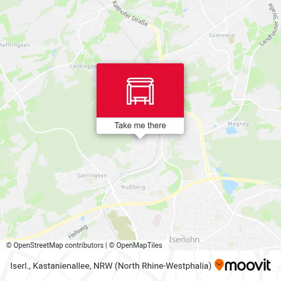 Iserl., Kastanienallee map