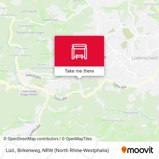 Lüd., Birkenweg map