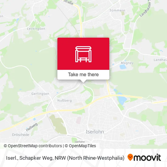 Карта Iserl., Schapker Weg