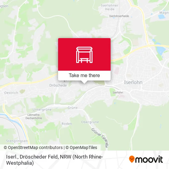 Карта Iserl., Dröscheder Feld