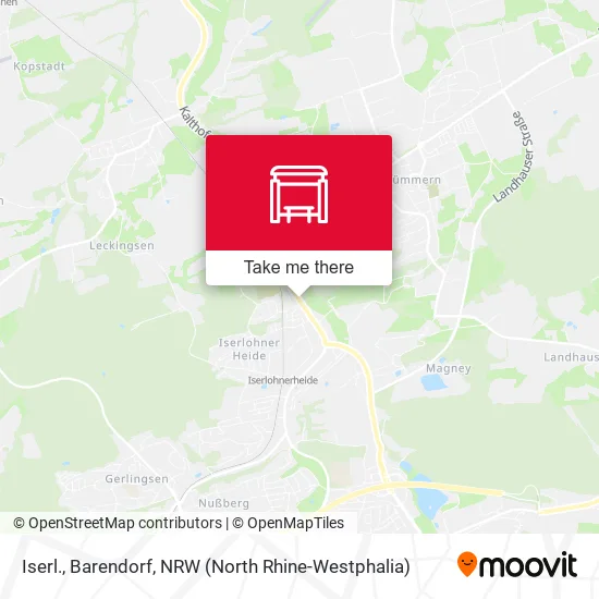 Карта Iserl., Barendorf