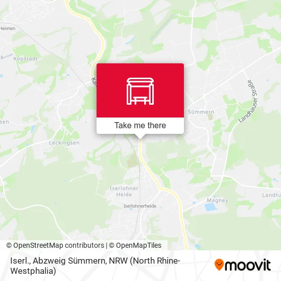 Карта Iserl., Abzweig Sümmern