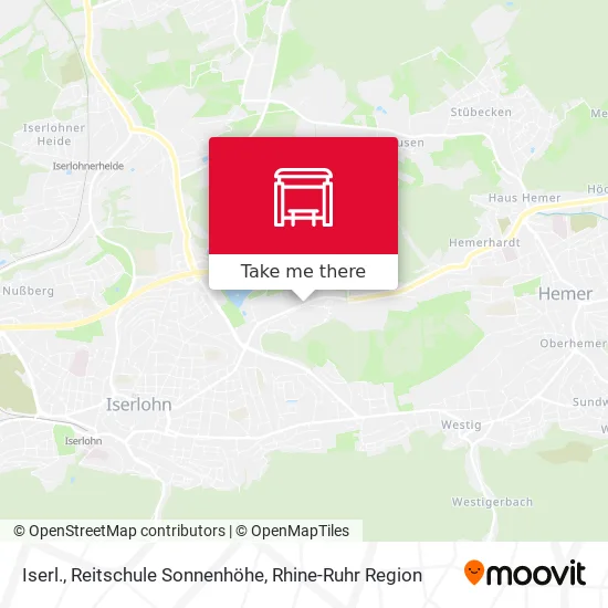 Карта Iserl., Reitschule Sonnenhöhe